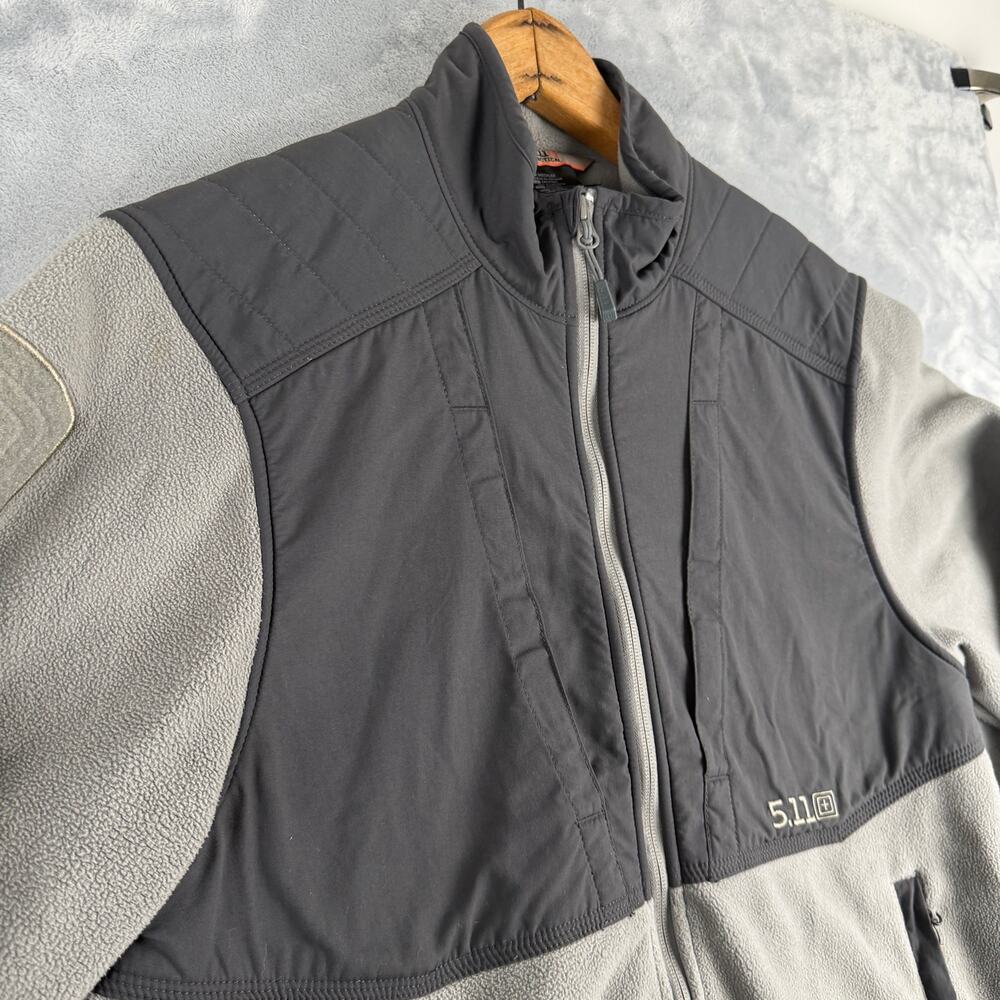 5.11 Tactical Apollo Tech Fleece Jacket Mens Medium Charcoal Black CCW M‎ 78016